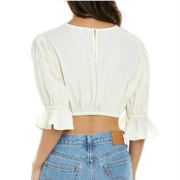 WeWoreWhat Ruffle Cropped Top - Picture 2 of 5